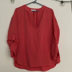 Two by Vince Camuto pink blouse